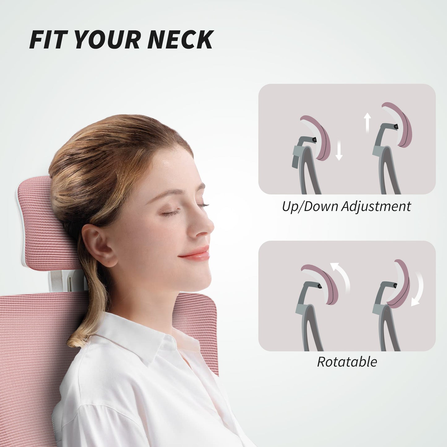 Chaise de bureau ergonomique avec support lombaire réglable