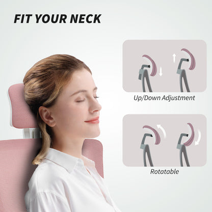 Chaise de bureau ergonomique avec support lombaire réglable