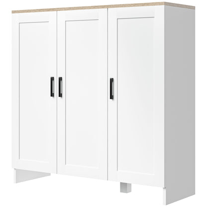 Buffet moderne avec portes shaker et tablettes ajustables