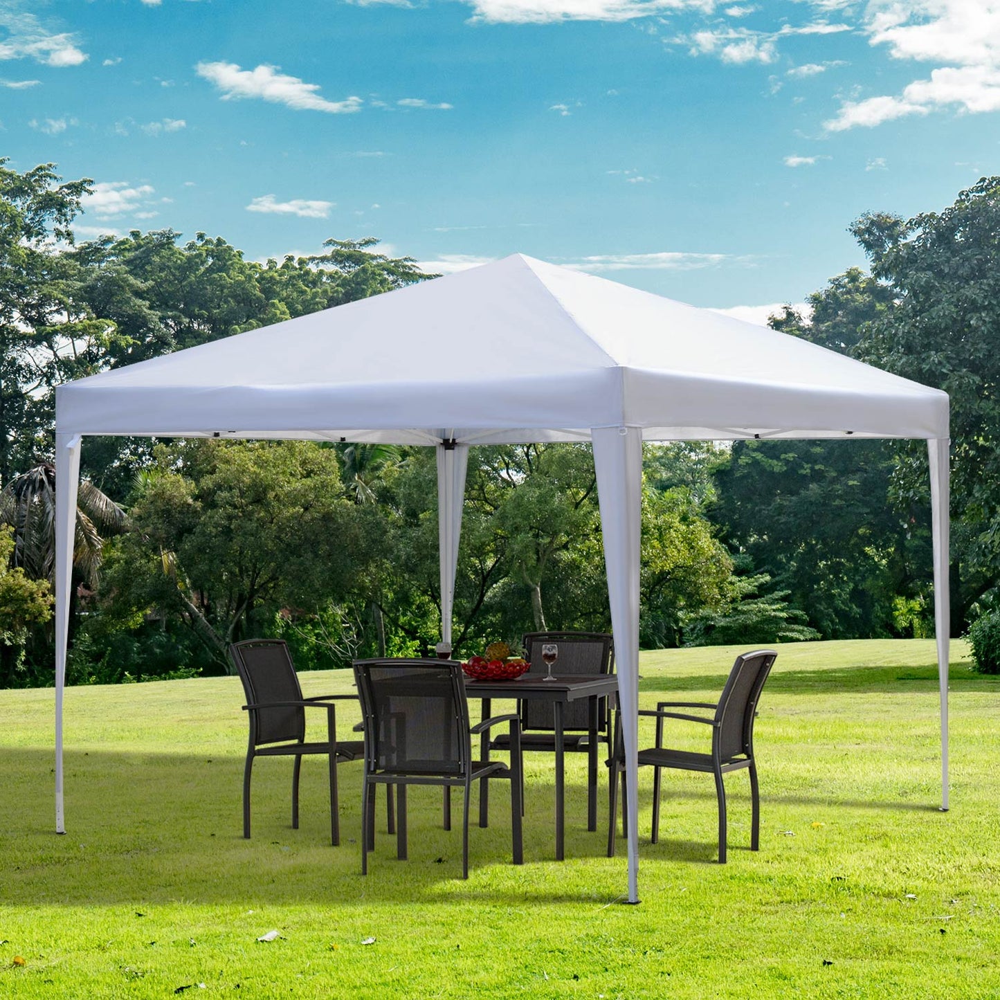 Tente de jardin escamotable 3 x 3 m avec sac