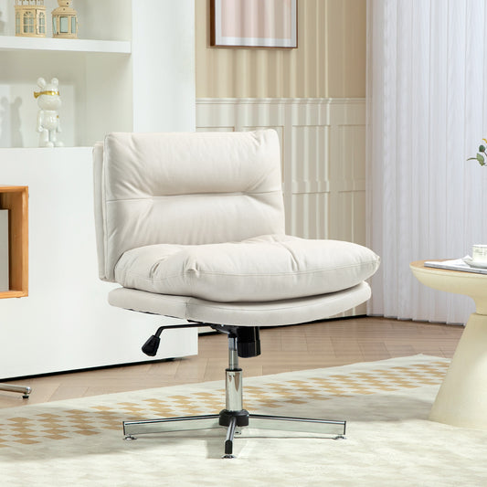 Chaise de bureau sans accoudoirs croisillons réglable pivotante