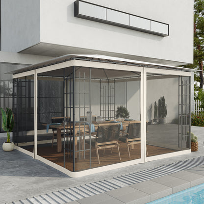 Moustiquaire de remplacement pour gazebo 3 x 3,6 m