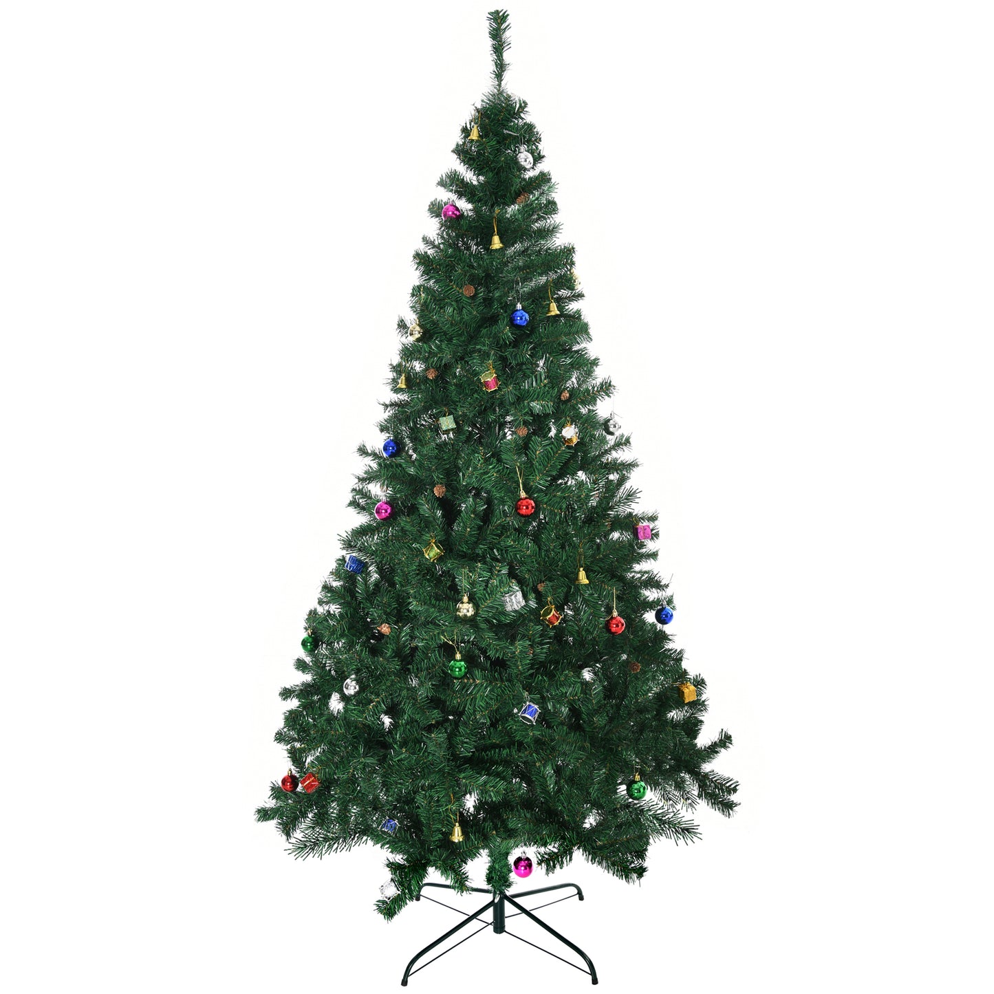 Sapin de Noël artificiel 210 cm avec ornements