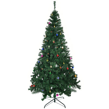 Sapin de Noël artificiel 210 cm avec ornements