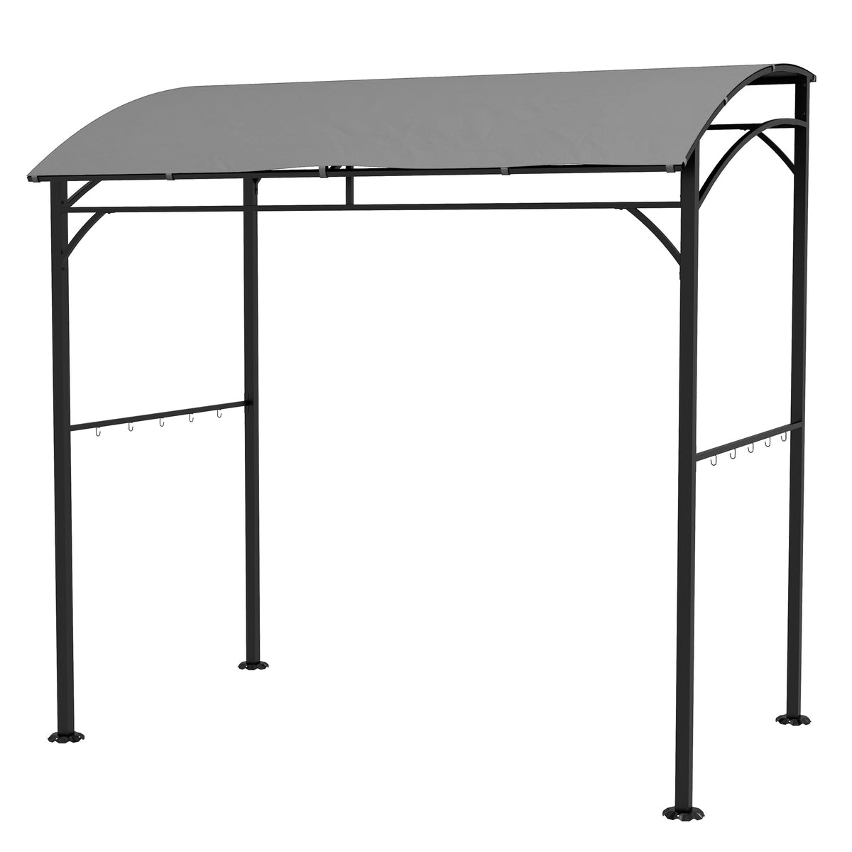 Gazebo BBQ courbé 7' x 5'