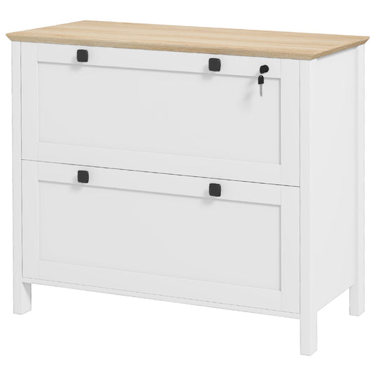 Classeur 2 tiroirs verrouillable avec barre ajustable