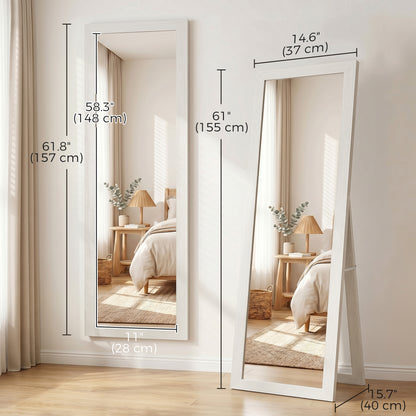 Miroir sur pied pleine longueur