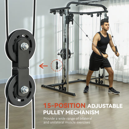 Machine Smith multifonction rack de squat et poulie
