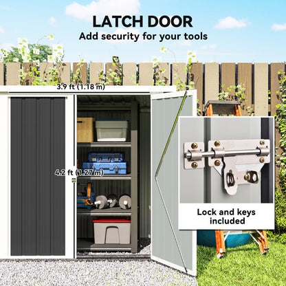 Remise de jardin métallique 5x3 double porte