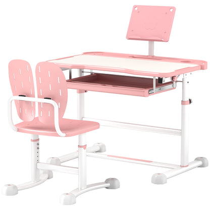Ensemble bureau et chaise réglables pour enfants — Lot de 2