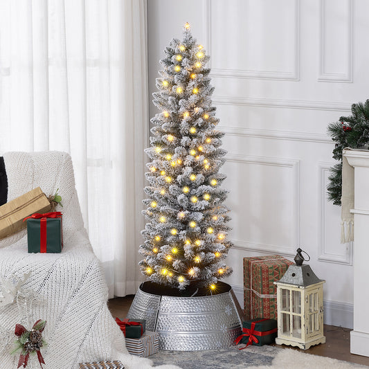 Arbre de Noël artificiel pré-éclairé effilé