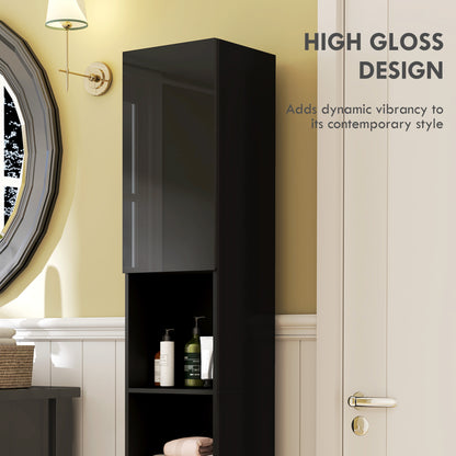 Armoire de salle de bain haute étroite