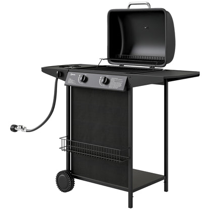 BBQ au propane portable avec brûleur latéral