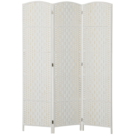 Paravent pliant 180 cm à 3 panneaux en bois