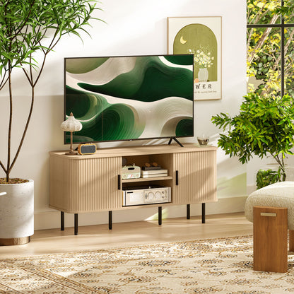 Meuble TV avec rangement pour télé jusqu'à 55 po
