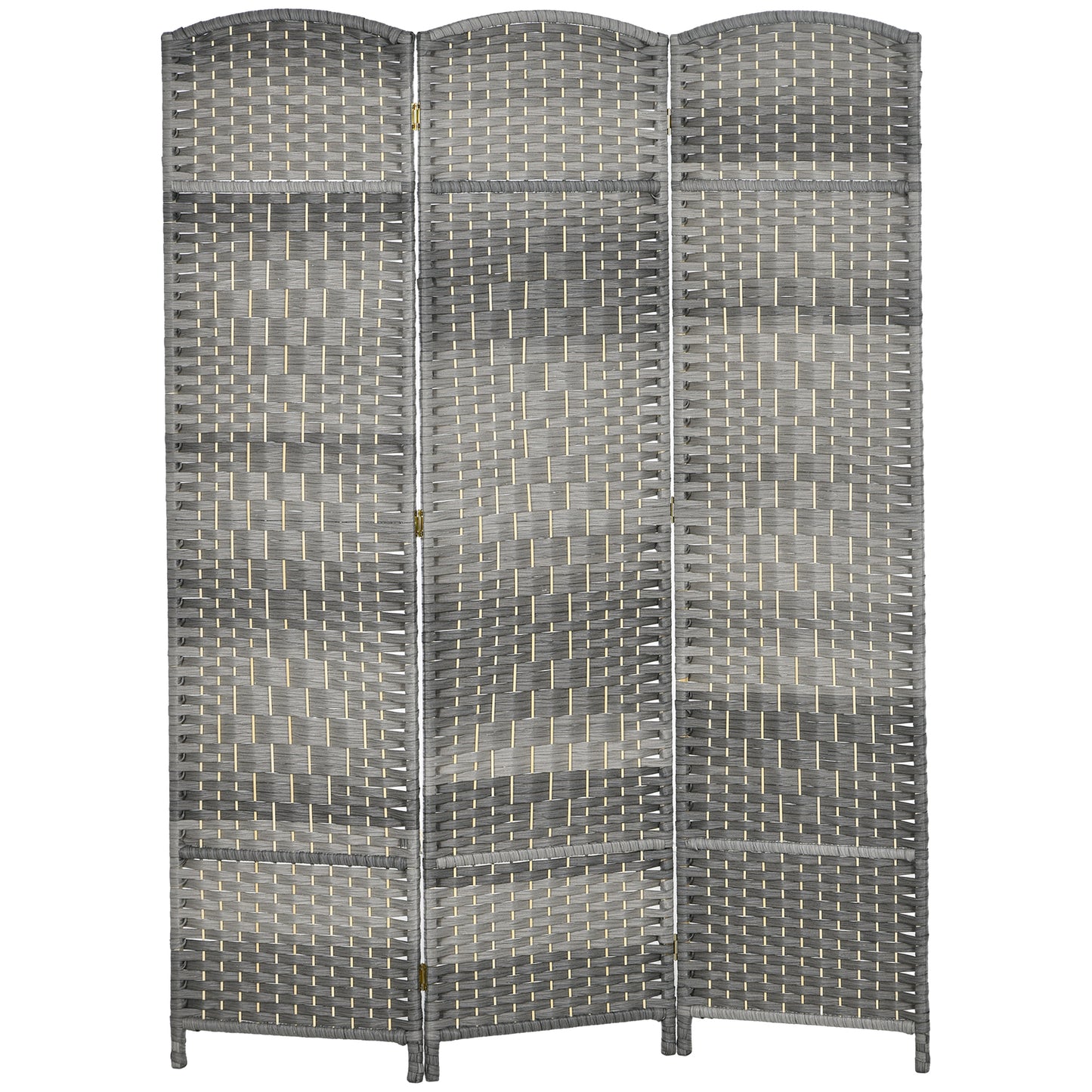 Paravent pliant 3 panneaux en bois de pin