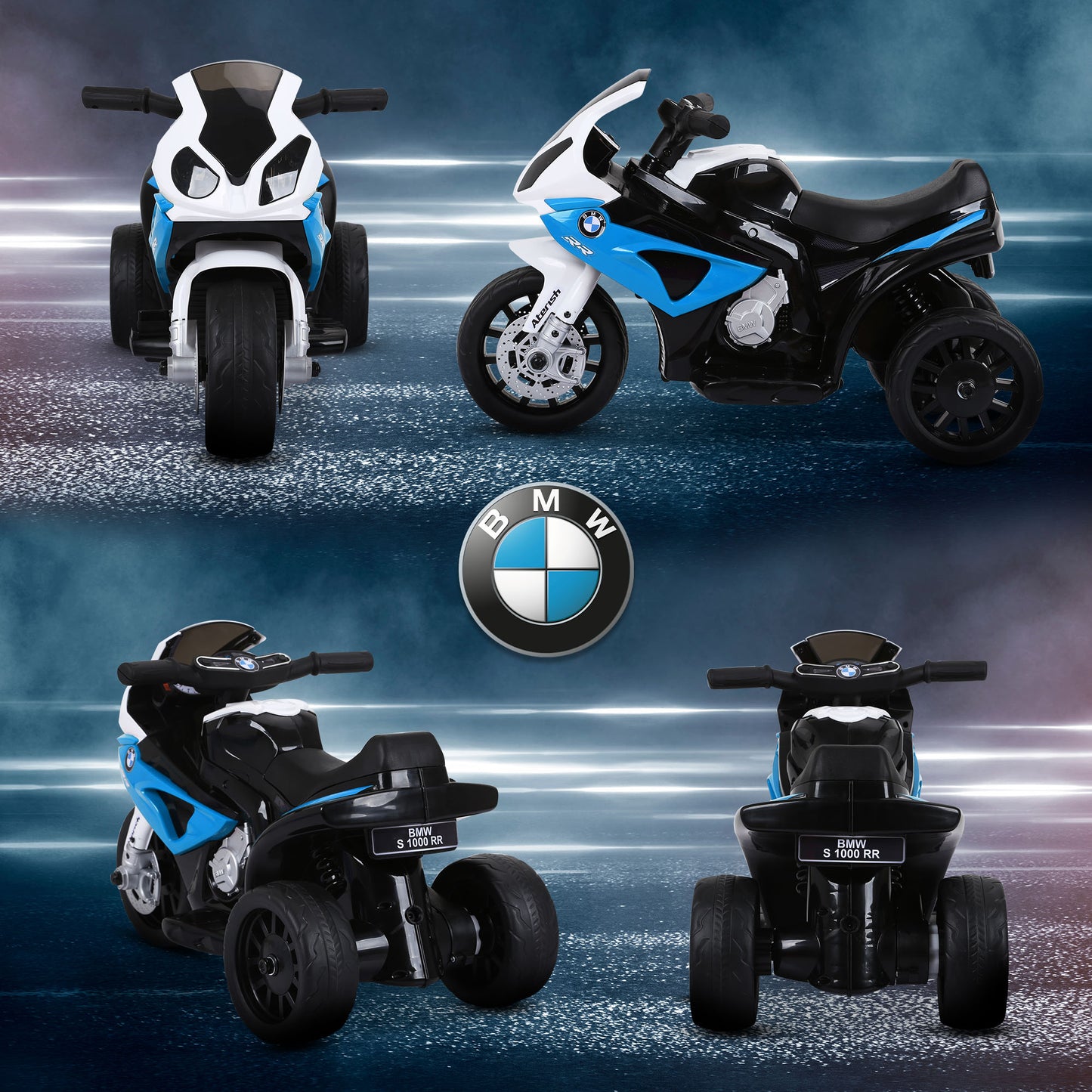 Moto électrique BMW S1000RR pour tout-petits 18-36 mois