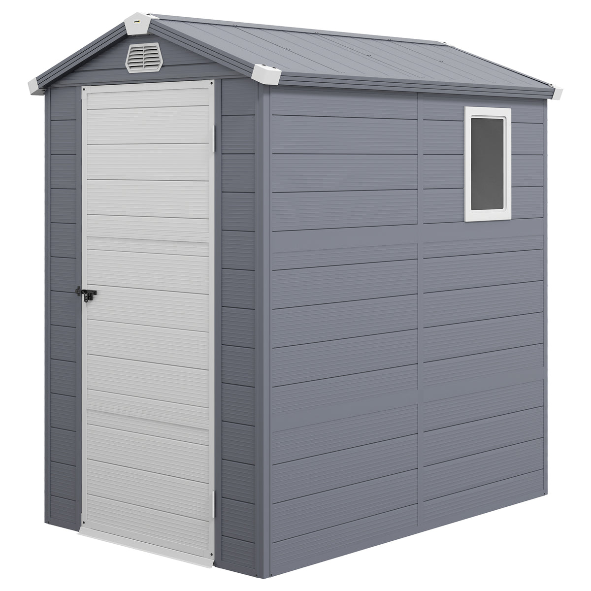 Abri de jardin 1,4 m x 1,8 m toit incliné