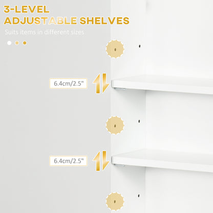 Armoire murale salle de bain avec étagères ajustables