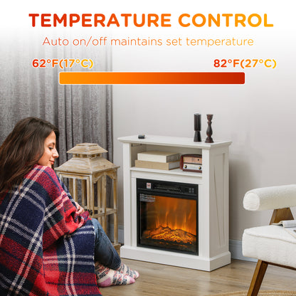 Foyer électrique 27 po avec manteau et thermostat