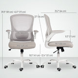 Chaise de bureau ergonomique mailles 4D lombaires