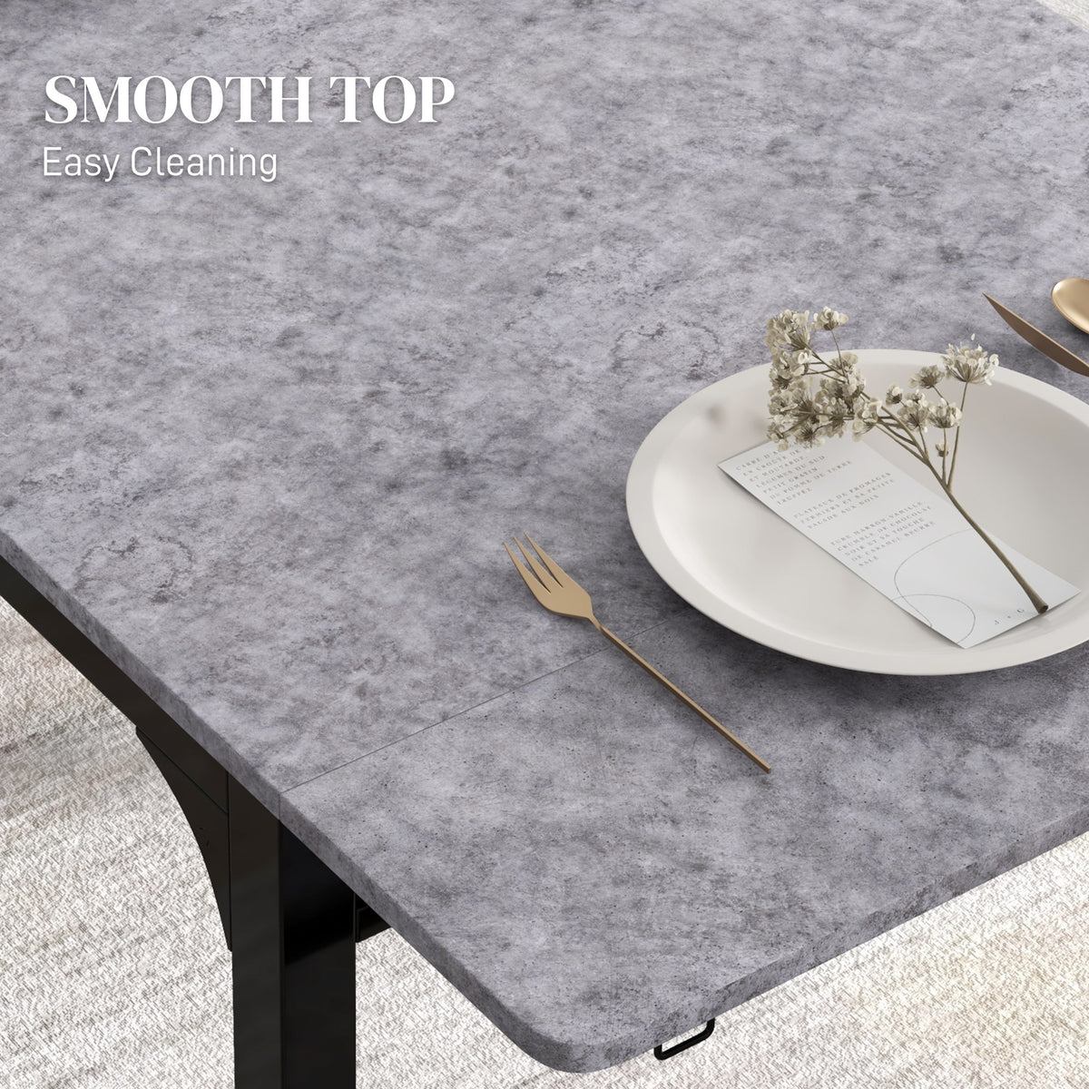 Ensemble table de salle à manger pliante pour 2
