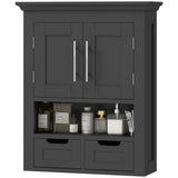 Armoire murale salle de bain avec couronne décorative
