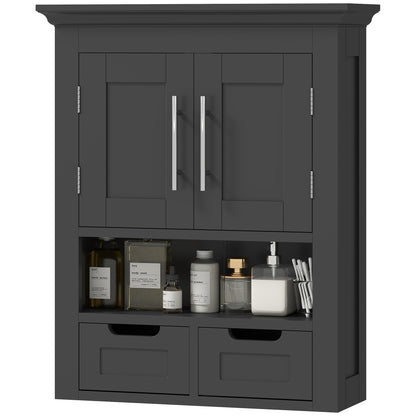 Armoire murale salle de bain avec couronne décorative