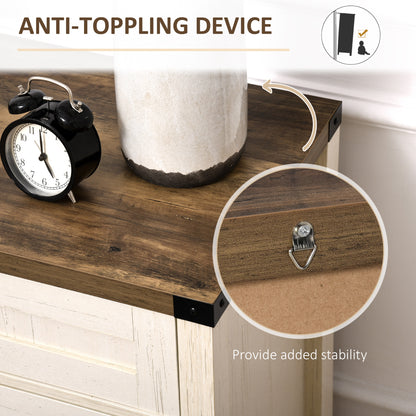 Armoire cuisine portes grange rustiques 2 portes