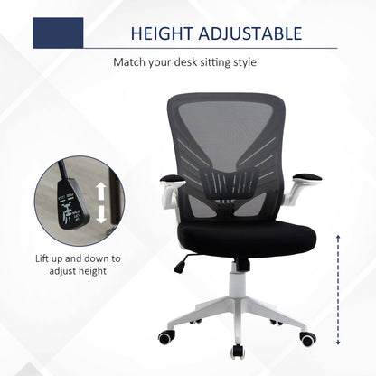Chaise de bureau ergonomique pivotante en maille