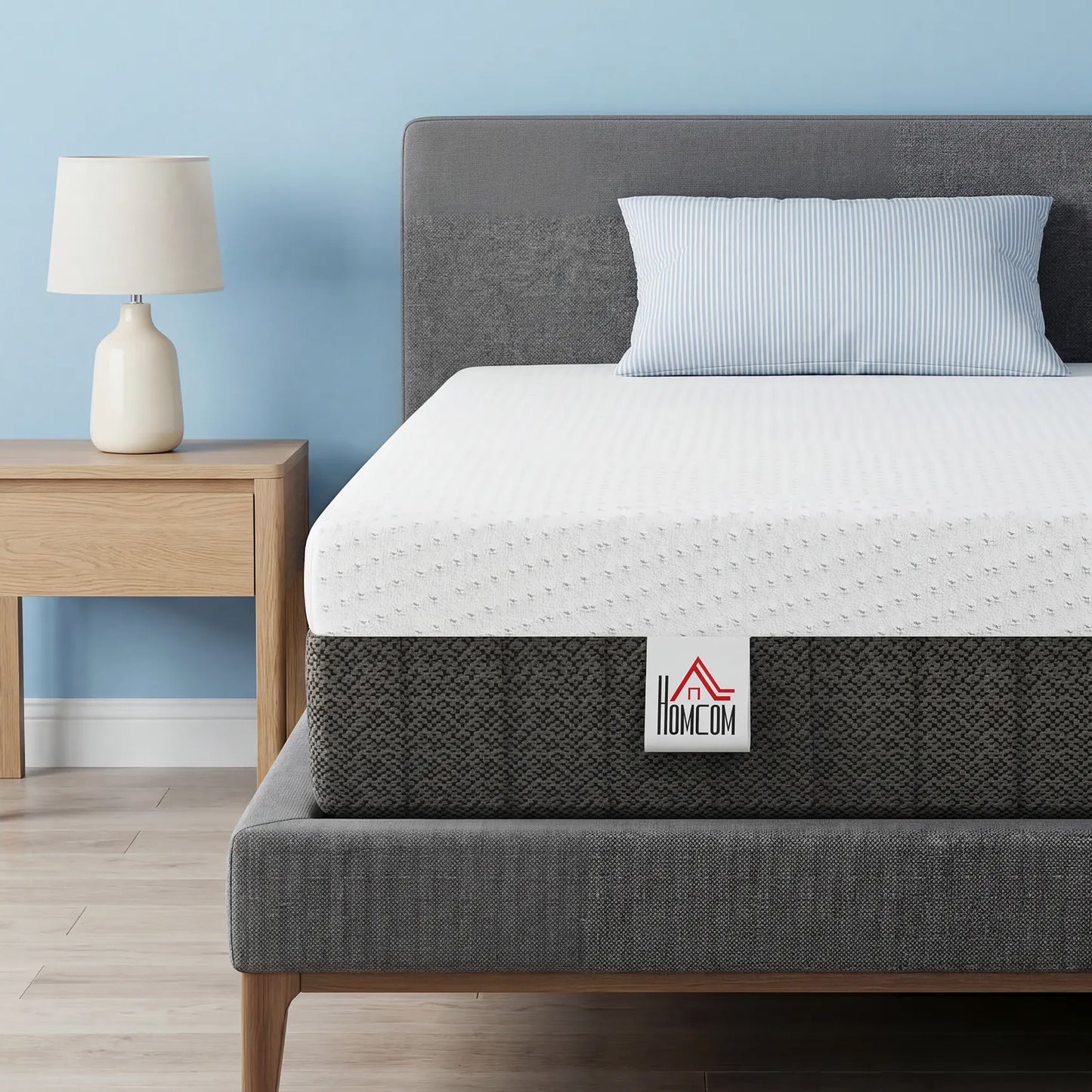 Matelas en mousse à mémoire de forme avec gel refroidissant
