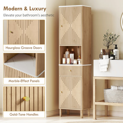 Armoire salle de bain 66 po — Chêne