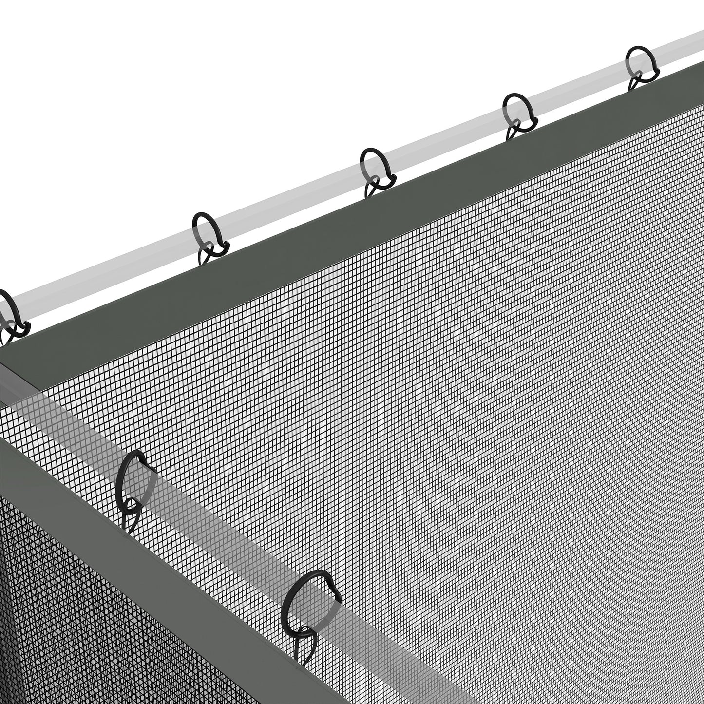 Moustiquaire de remplacement pour gazebo 10' x 13'