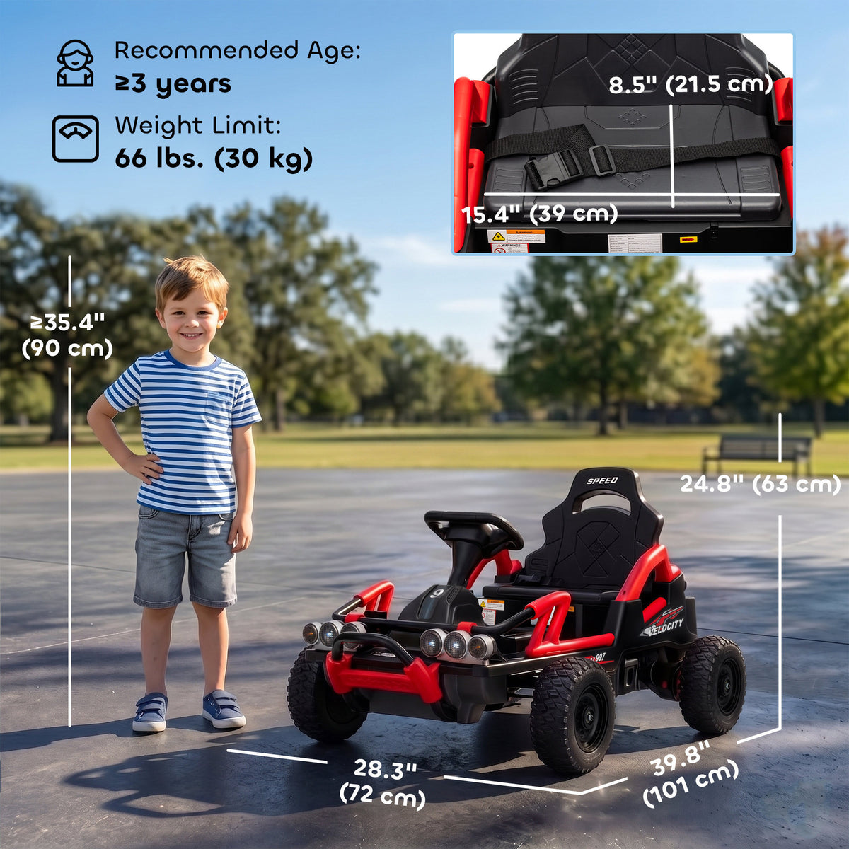 Voiture électrique pour enfants 24V avec télécommande