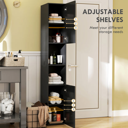 Armoire de salle de bain haute étroite