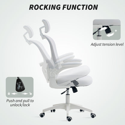 Chaise de bureau ergonomique avec support lombaire 4D
