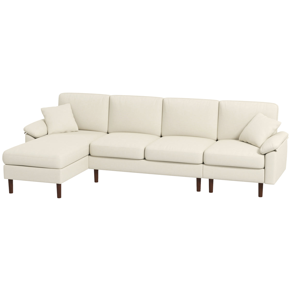Sofa sectionnel en L avec chaise longue interchangeable