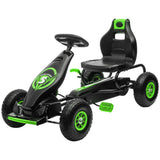 Kart à Pédales pour Enfants - Cadre Acier avec Freins