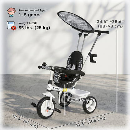 Tricycle évolutif 6-en-1 pour tout-petits