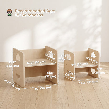 Ensemble table et chaise Montessori pour tout-petit