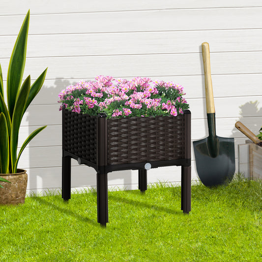 Bac à jardinage surélevé polypropylène avec pieds