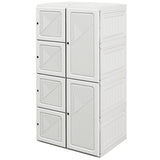 Armoire penderie pliable 5 compartiments