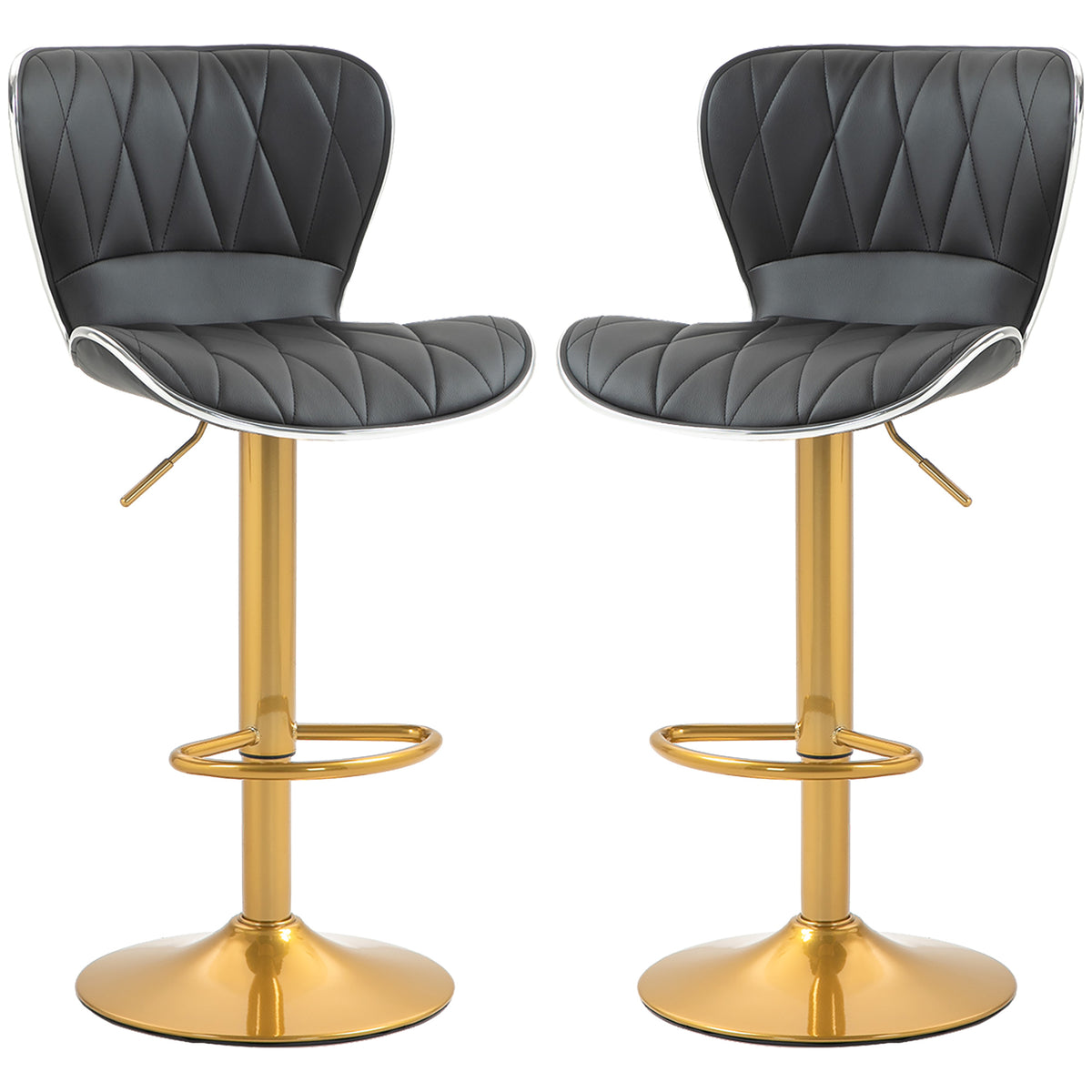 Tabourets de comptoir ajustables lot de 2