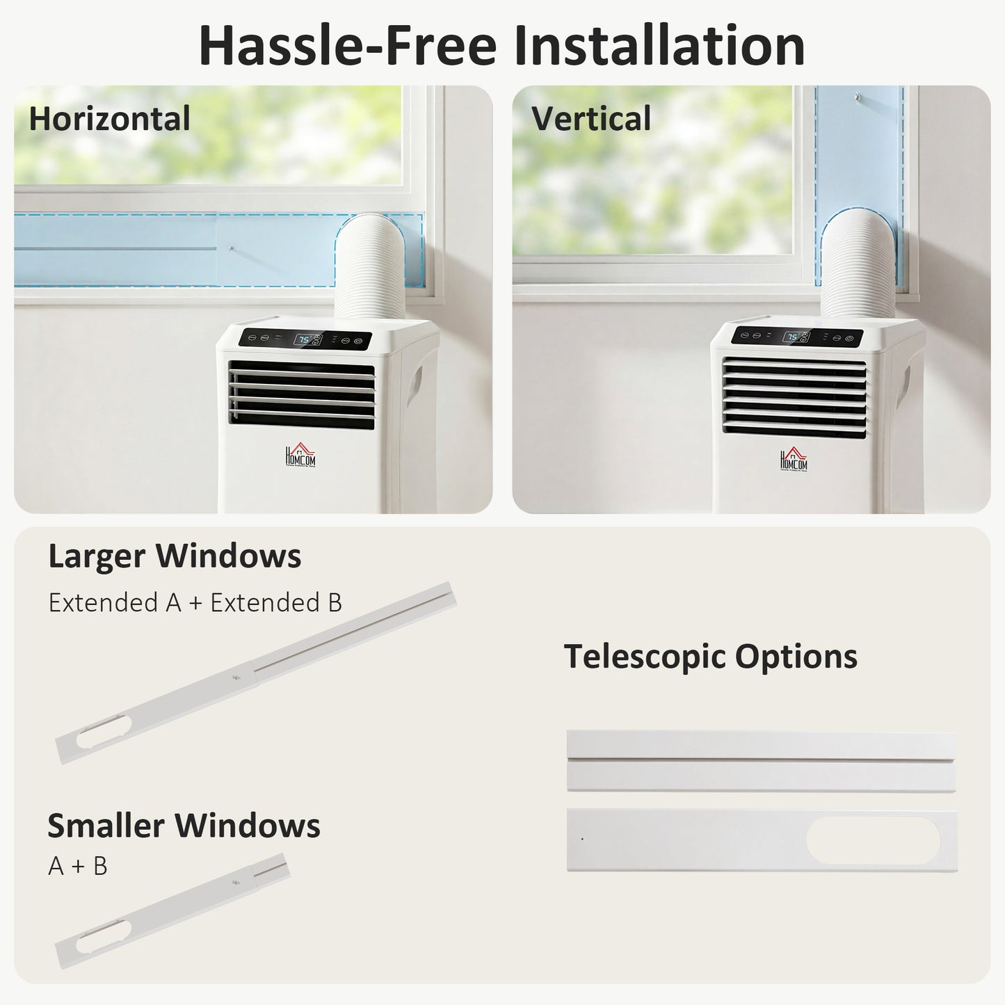 Climatiseur portable 10 000 BTU multifonction avec minuterie