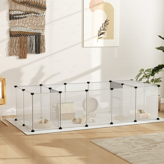 Enclos modulable pour petits animaux 20 panneaux