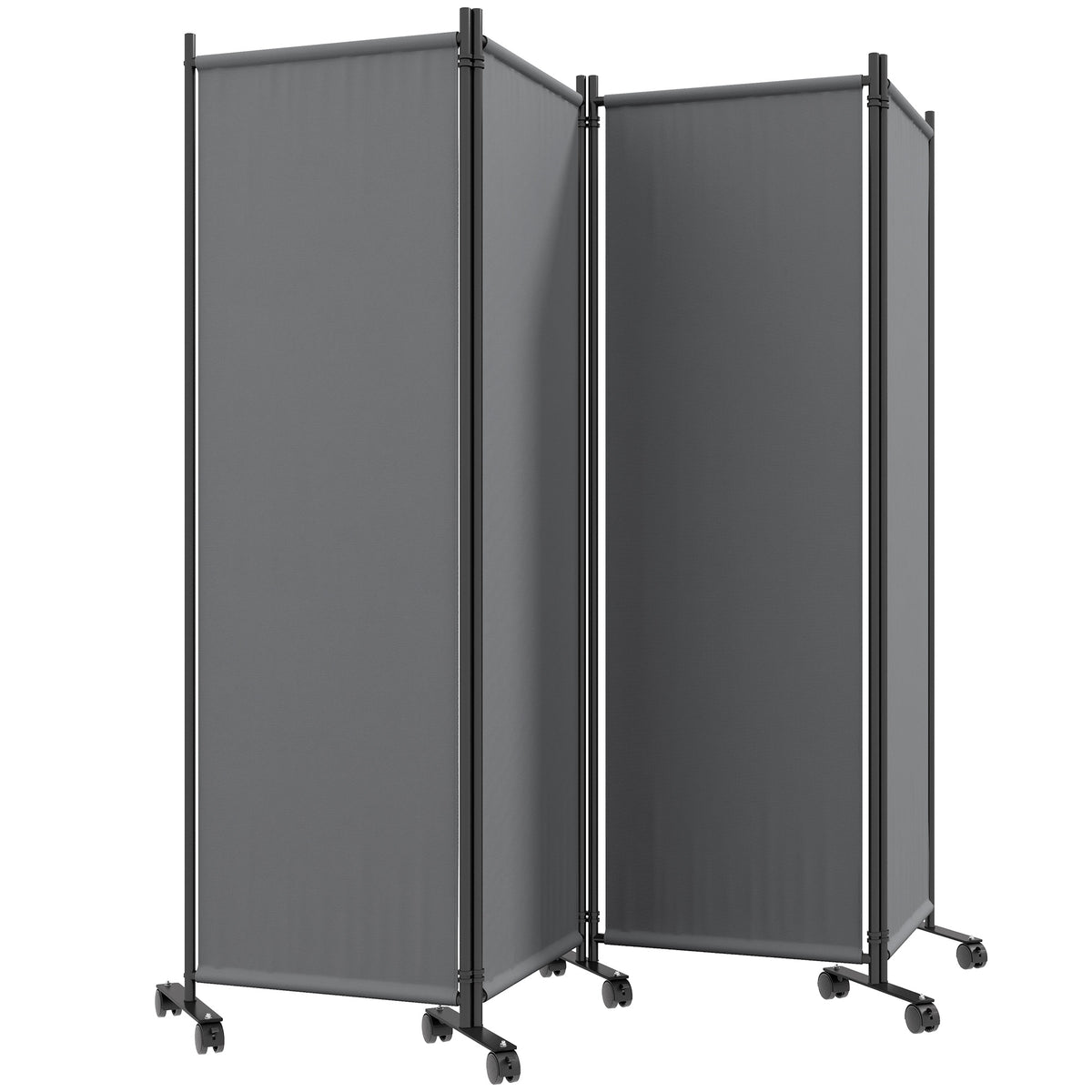 Paravent pliant 4 panneaux polyester