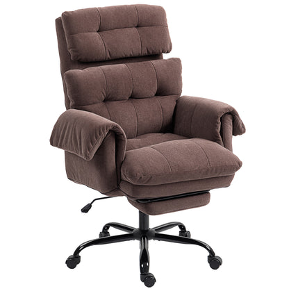 Chaise de bureau ergonomique inclinable avec repose-pieds