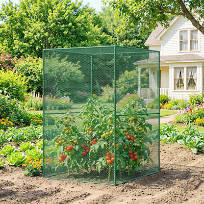 Outsunny 240x120cm Grow Cage - Zipped Garden Protection Tent