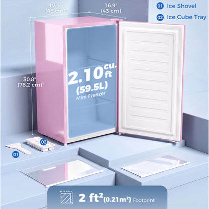 Congélateur vertical compact 59 L