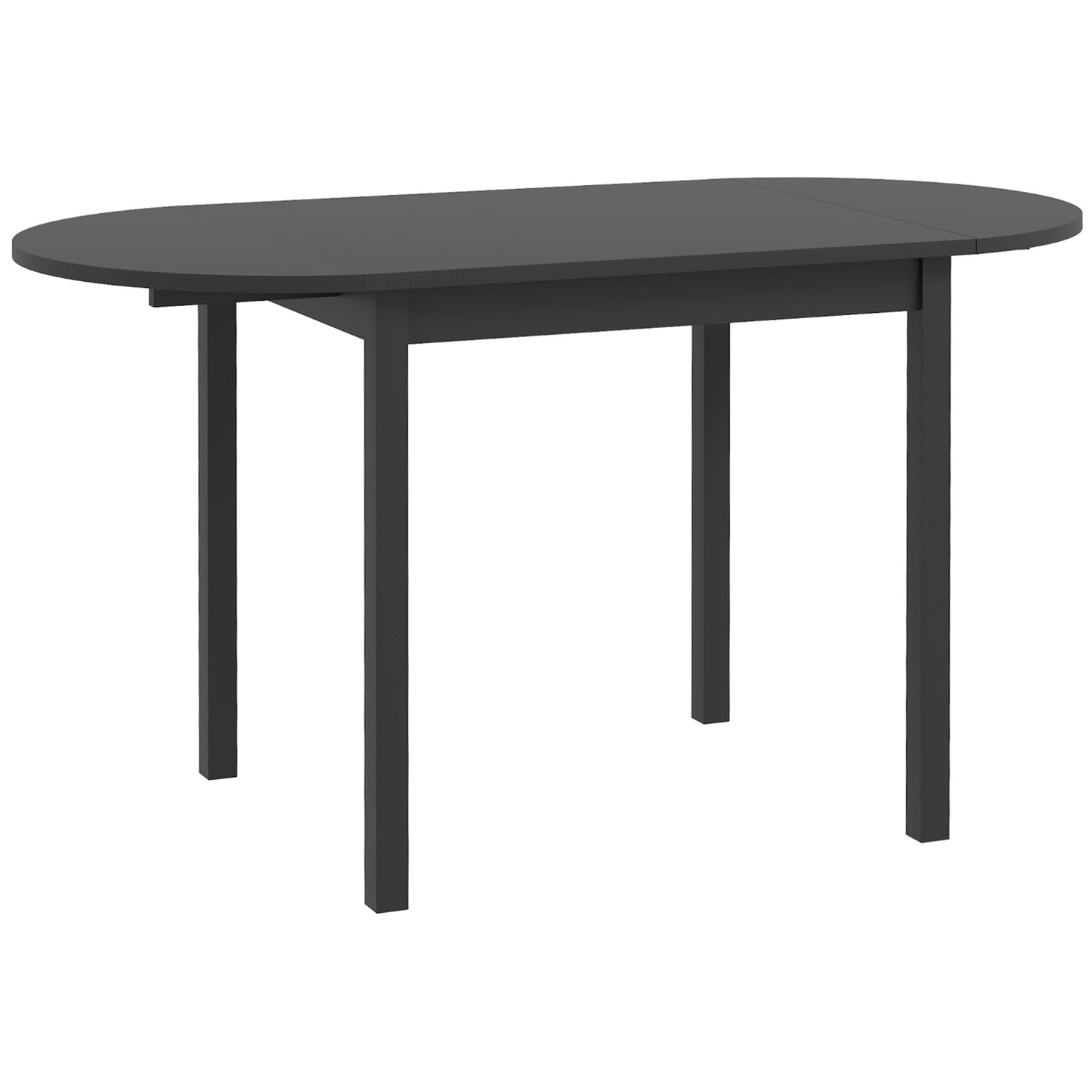 Table à manger à rabat pin massif pour petits espaces